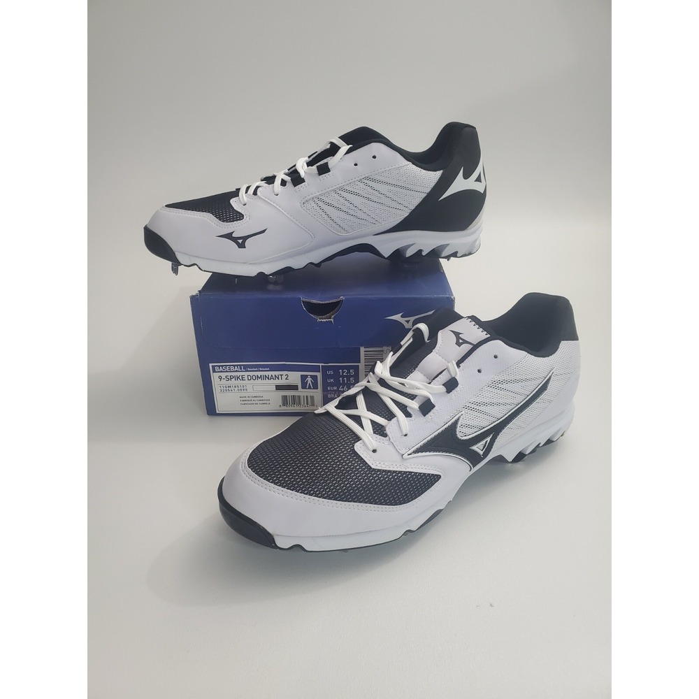 Mizuno 9-Spike Dominant 2 Baseball Cleats, Men's 12.5 US